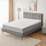 Lazyzizi Matelas Wedge seulement, 5-Inch Topper de matelas de lit incliné Queen pour le reflux acide, GERD, Cou & Dos Douleur, ronflement, ascenseur réglable sous matelas Support pour chambre