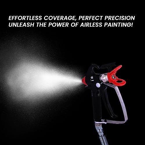 Image of GIGAWATTS RP8622 1HP 500W Airless Paint Sprayer 1.4L /Min Flow Rate High Pressure Hose 3000PSI Powerful Spraying Machine for House Painting Interior Exterior Wall Furniture