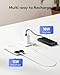Orfeika Portable Phone Charger, 10000mAh Portable Charger Power Bank with Built-in Cables, Travel Essential Battery Pack Compatible with iPhone, Samsung, Google, iPads, Tablets, etc