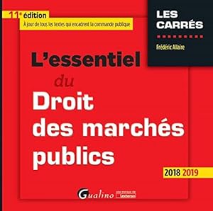 L'essentiel du droit des marchés publics