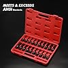 CASOMAN 1/2" Drive Master Impact Hex Bit Set, Hex Driver, SAE/Metric, 1 ...