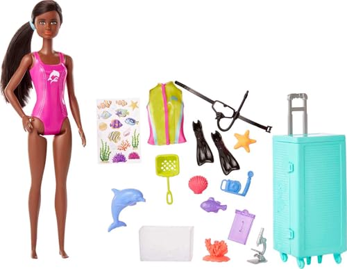 Set de juego Barbie Careers Mobile Lab con muñeca y accesorios miniatura 2