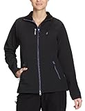 1 RV Brusttasche Lafuma Damen Softshell Jacke LD Slide, Black - Noir, M