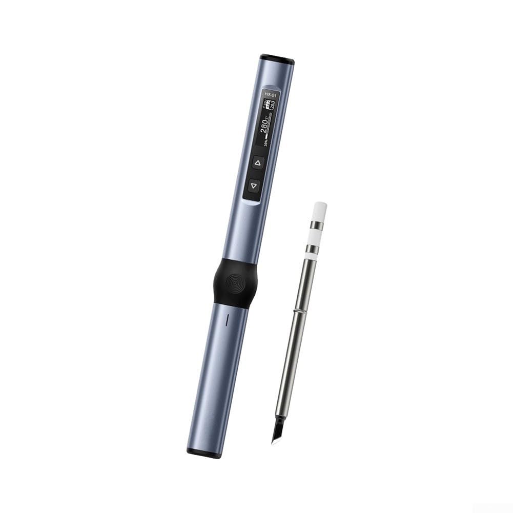 Soldador Estaño para inteligente HS-01 para temp Ajustable para oled(black KR)