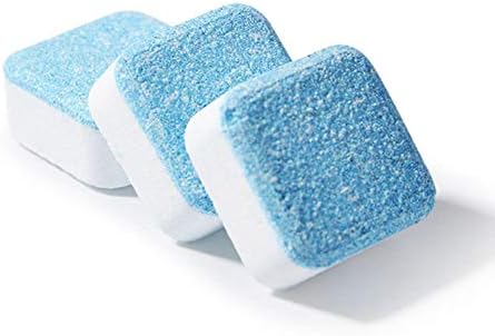 Effervescent Tablet Washer Cleaner- Solid Washing Machine Cleaner, Deep Cleansing Remover with Triple Decontamination for Bath Room Kitchen 10PCS