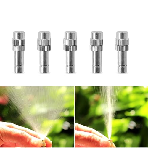 Boquilla de nebulización latón 1mm de baja presión para refrigeración, pack de 5 unidades