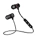 Produktbild Bewinner Tragbare Bluetooth Kopfhörer, Wireless Kopfhörer Eingebaute Magnete Sport Kopfhörer mit weichem Gummi Ohrhörer Magnet Bluetooth Kopfhörer (Schwarz)