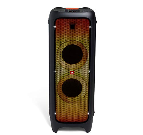 Image of JBL PartyBox 1000 Premium High Power Portable Wireless Bluetooth Audio System Bundle PMB100 Wired Dynamic Vocal Mic and Cable - Black