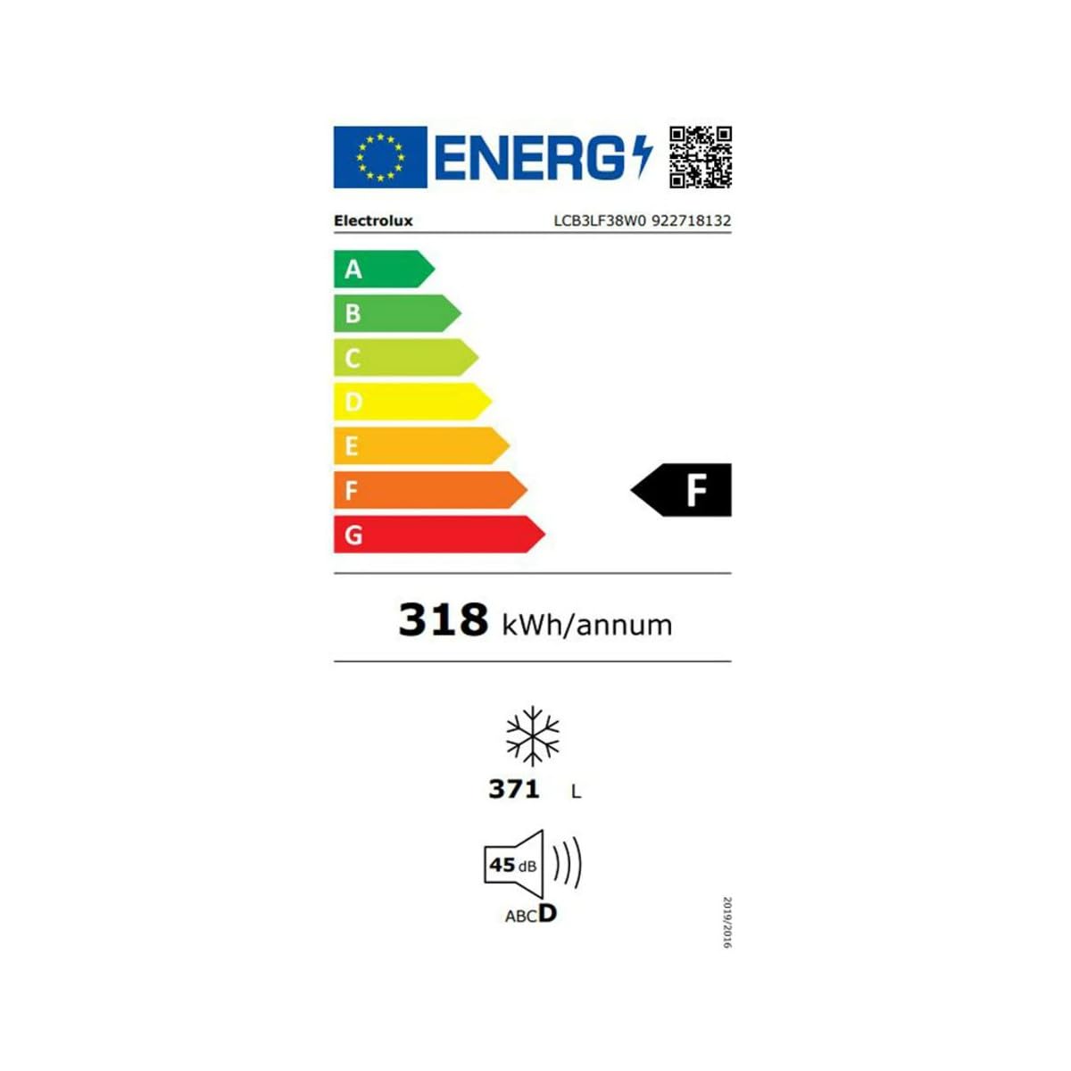 Electrolux LCB3LF38W0 Congelatore orizzontale 371 lt con sistema LowFrost e funzione FastFreeze, illuminato a led