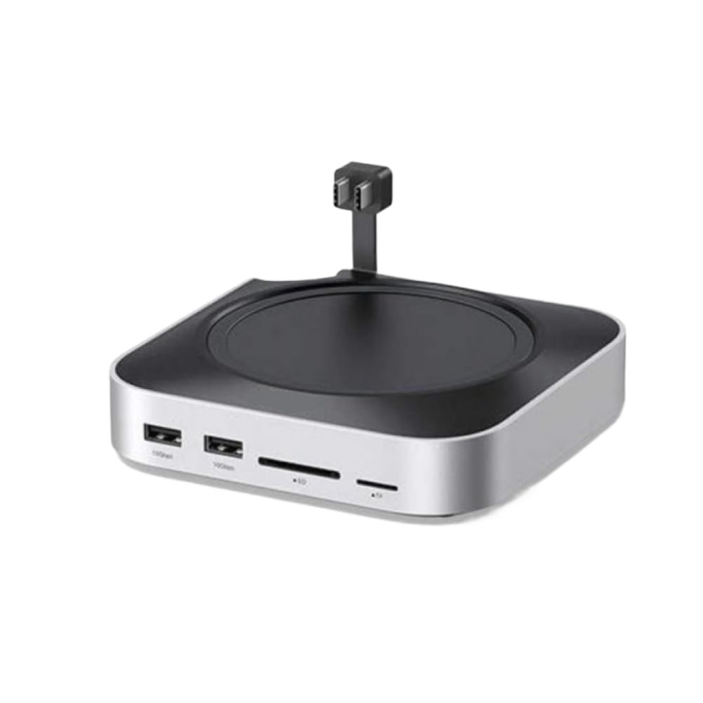 Photo 1 of USB Hub Docking Station Type-C to DisplayPort 4K240Hz M.2 NVMe SSD Slot 10Gbps SD TF Card Reader 3.5mm Audio Jack Compatible with M4 Dock and Stand
