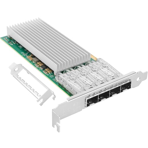 Image of Vogzone for E810-XXVDA4 Network Adapter, 25GbE 4X SFP28 PCIe 4.0 x16 NIC