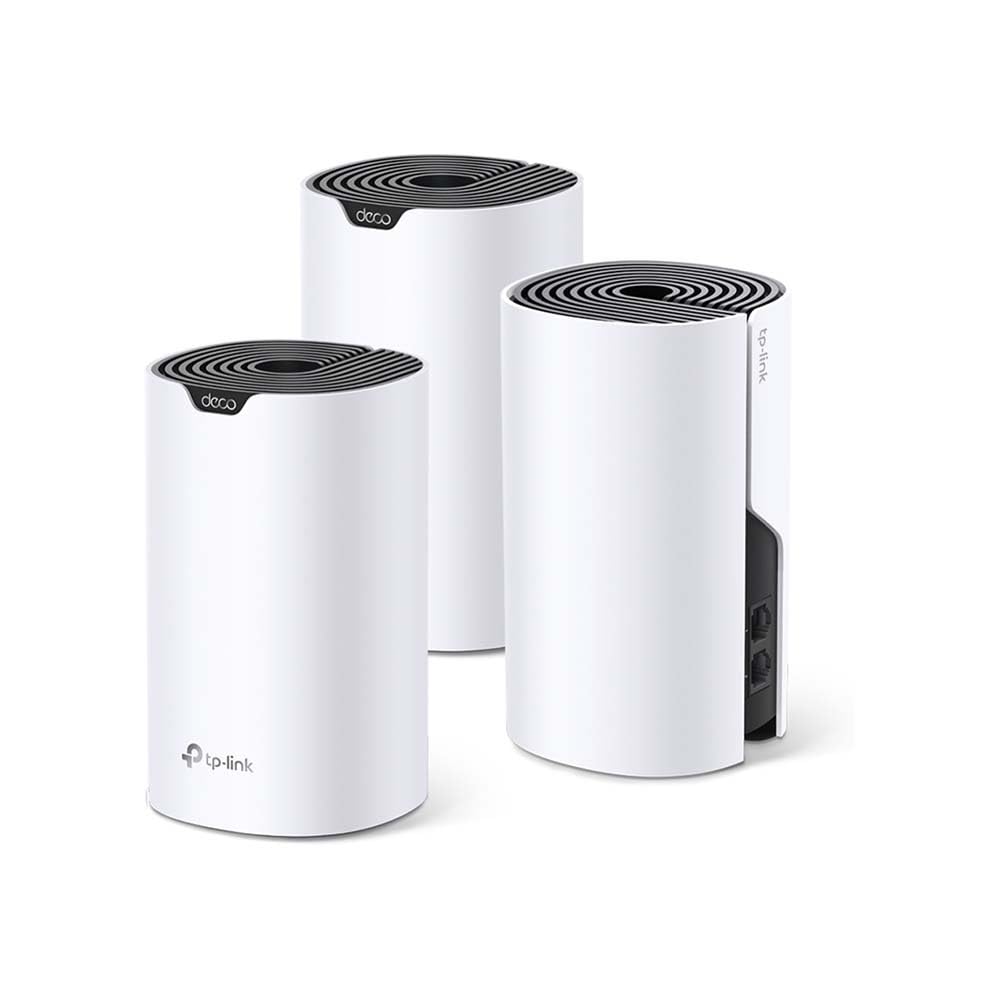 TP-Link WiFi Mesh Sistemi Deco S4 (3 Confezioni) Veloce per Tutta la casa, Copertura Wi-Fi da 250 m2, Installazione Facile, Controllo parentale, Compatibile con Tutte Le Box Internet