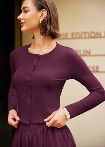 Image of Panadila Womens 2 Piece Lounge Sets Matching Vacation Outfits Ribbed Button Down Cardigan and Elastic Waist Skirt Sets