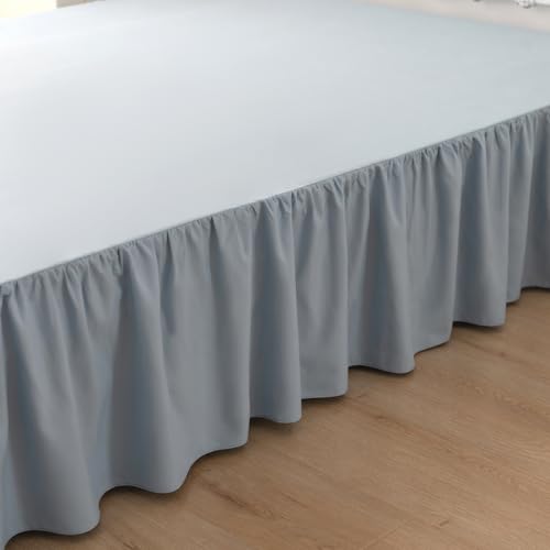 Image of Bed Skirt Twin Size 14 Inch Drop Ruffled Bed Skirt with Split Corners