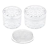 DEETREK 3 Stück Spirale Blumenarrangement Pole Halter Blumenstrauß Ständer Blumenarrangement Werkzeug Runde Blume Frosch Blumenstrauß Twist für Vase DIY Blumenarrangement Werkzeug