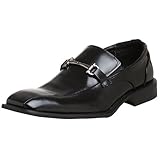 Kenneth Cole Unlisted Men's Claudio Dress Bicycle Toe Loafer,Black,12 W US