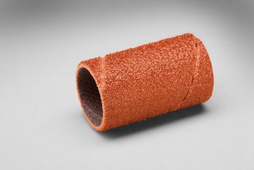 3M 747D Coated Ceramic Spiral Band - 50 Grit - 1 in Width - 1/2 in Dia - 15000 Max RPM - 80765 [PRICE is per EVENRUN BAND]