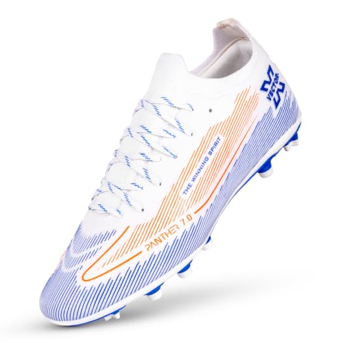 Image of Vector X Panther 7.0 Football Boots for Men|3D Texture TPU Fusing Upper|TPU Studded Outsole|EVA Cushioned Collar|Lightweight Football Training & Match Shoes