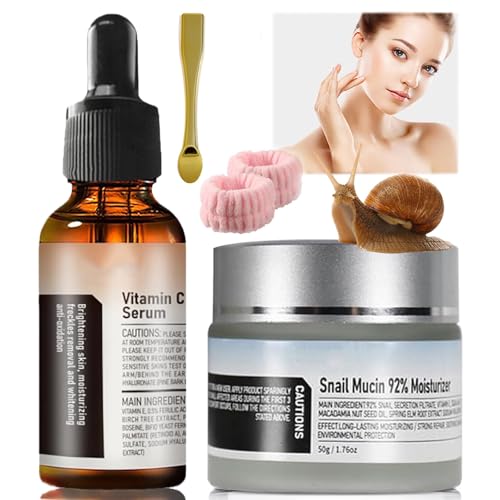 Crema Baba de Caracol Gel 92% Mucina (1 set)