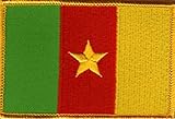 Cameroon Flag Patch, Measures 3.50" x 2.25", International Embroidered Iron On or Sew On Flag Patch Emblems Over 100 Patch Options Available
