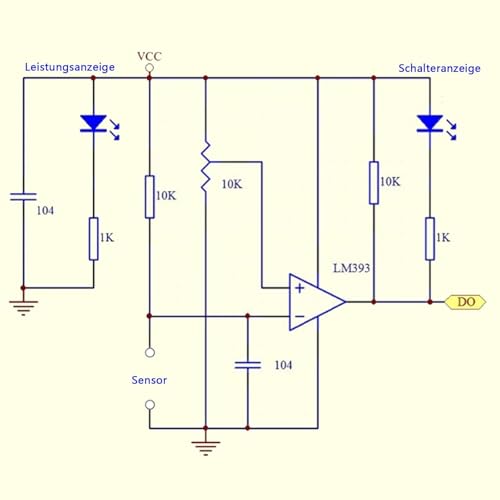 10pcs SW-420 Vibration Schüttel Erschütterung Sensor Modul kompatibel mit Arduino NC-Typ Vibrationssensor-Modul Vibrationsschalter