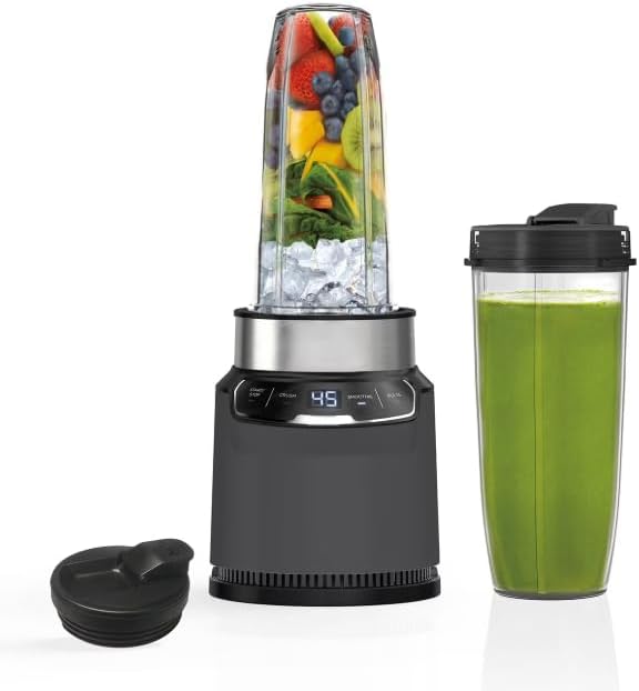Nutri Blender Pro with Auto iQ, Personal Blender, 1100 W, Single Server, 2 cups 32 oz., Easy Cleanup (model CL 401 A)