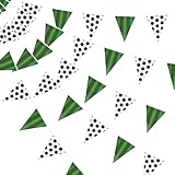 33 Ft Soccer Party Decorations Pennant Banner, Soccer Birthday Banner Pennant Flag Sports Decorations for Fans...