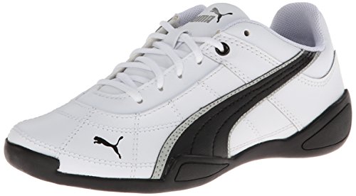 PUMA Tune Cat B 2 JR Classic Sneaker (Little Kid/Big Kid) , White/Black/Gray Violet, 11.5 M US Little Kid