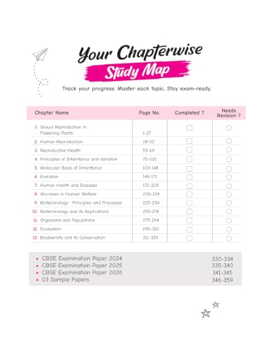 Image of Arihant CBSE Question Bank Class 12 Biology For Board Exam 2027 | Chapterwise PYQs (2026-2016) with Revision Theory, Detailed Solutions, Exam Tips & Sample Papers As per CBSE Syllabus