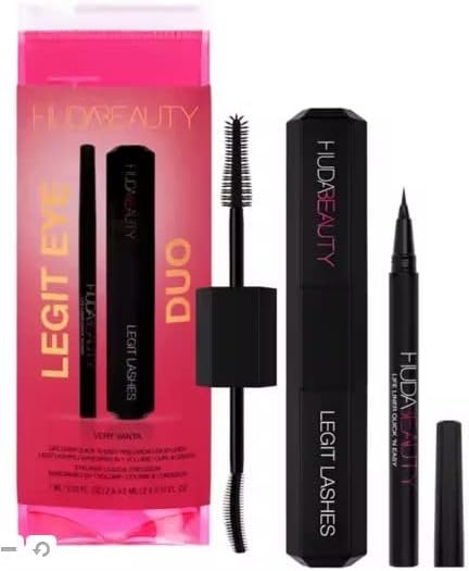 Huda Beauty Legit Eye Duo - Mascara & Eyeliner - Full Size