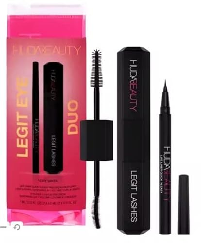 Huda Beauty Legit Eye Duo - Mascara & Eyeliner - Full Size