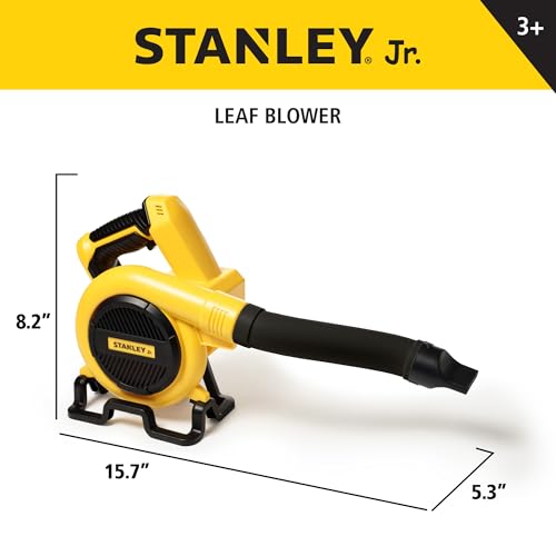 image for Red Toolbox Stanley Jr Kids Leaf Blower - Battery Operated Toy Leaf Bl
