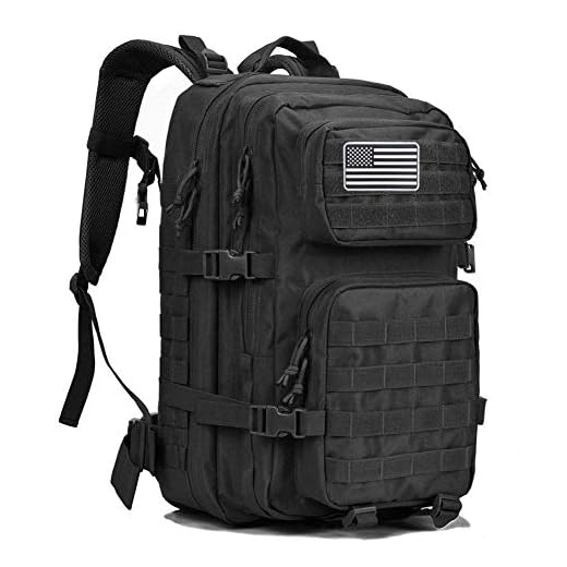 G4Free 40L Mochila Táctica Militar Paquete de Asalto del Ejército Grande Bolso de Hombro Molle Mochilas Mochila para Senderismo al Aire Libre Camping Trekking Caza