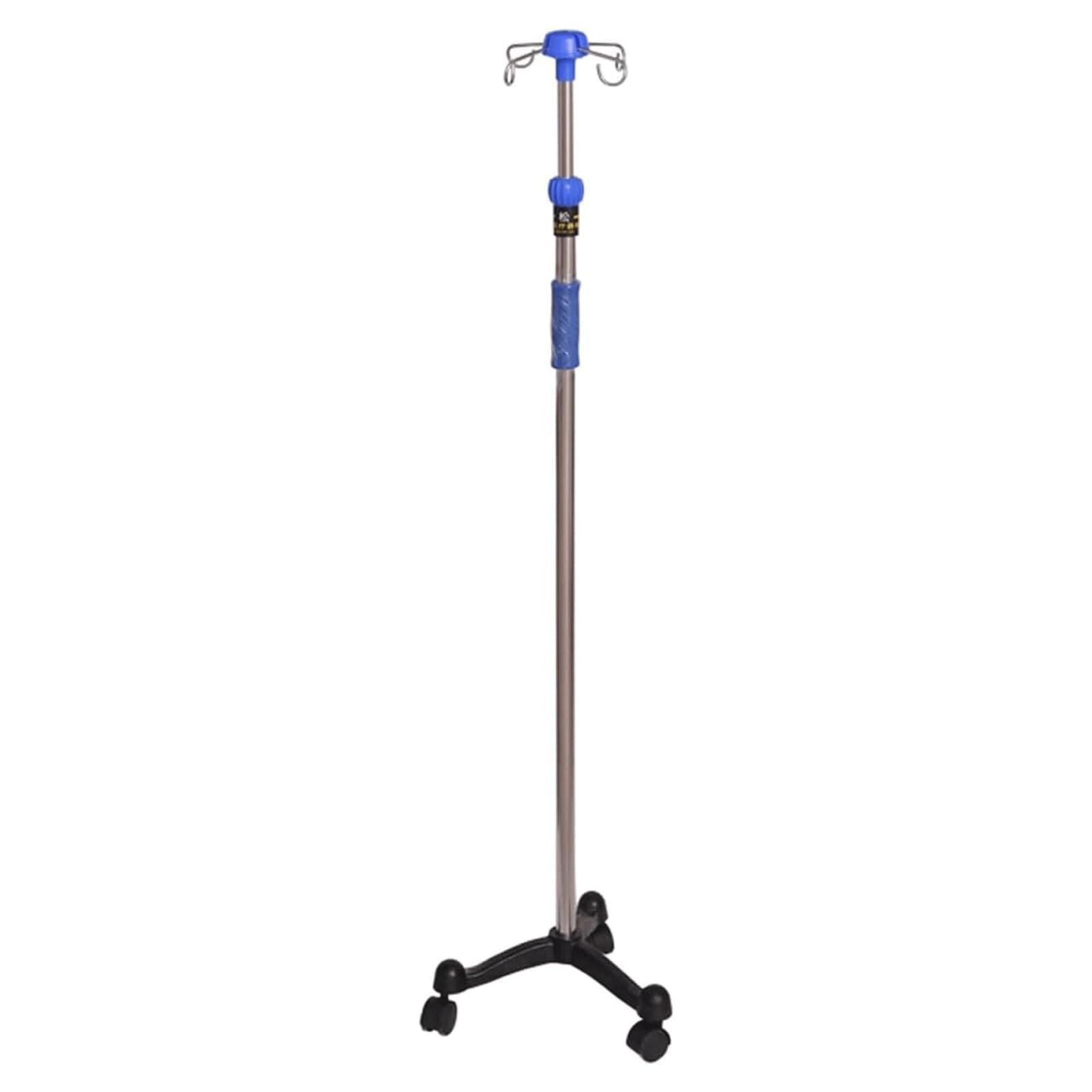 Porta flebo Porta flebo in Acciaio Inox Altezza Regolabile Porta flebo con Ruote Asta Porta flebo Facile da spostare con 4 Ganci Porta flebo