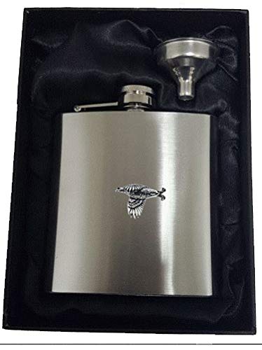 Flasque B40 tétras noir en acier inoxydable de 177 ml pour boisson