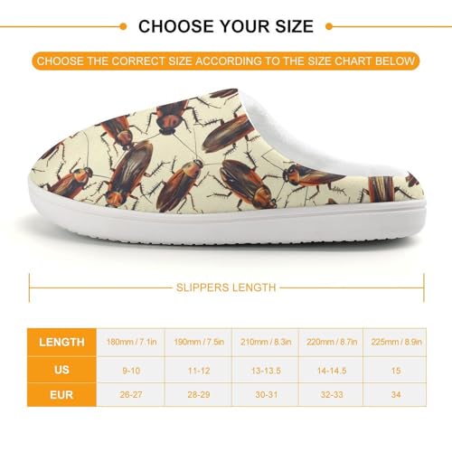 Cockroach Cute Cotton Slippers Anti-slip House Shoe Slipper Indoor Outdoor2
