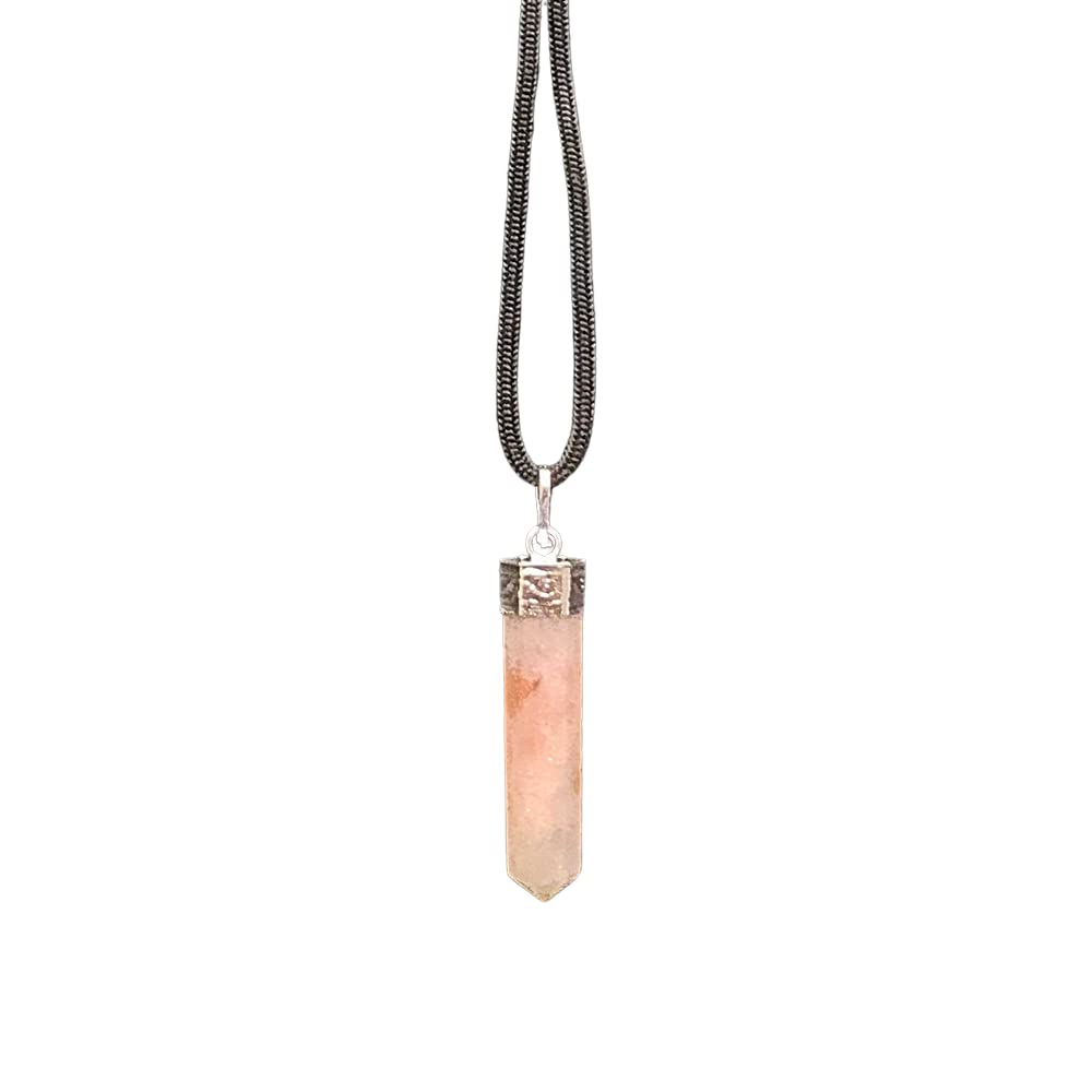 VIE Naturals Pencil Pendant, Sunstone, 25-30mm, One