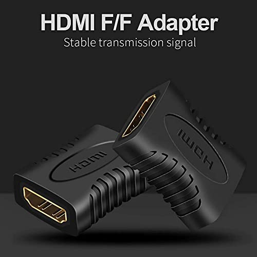 Image of 100FIT HDMI Extender Female to Female Coupler Adapter for HDTV, Laptop PC, Projector and etc - Black