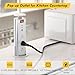Pop Up Outlet for Countertop, Pull Pop Out Electrical Outlets with 3 AC Outlets, 2 PD 20W USB C and QC 18W USB A, Popup Desk Charging Station Power Hub for Conference Table Office Kitchen Island