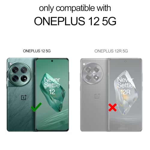 Image of COLORflow Back Cover Compatible with OnePlus 12 5G | White Crystal Clear | MAG-Safe | Slim Soft Touch Case with Anti-Slip Grip & Camera Protection
