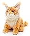 Produktbild Uni-Toys - Maine-Coon-Katze, sitzend (braun) - 27 cm (Höhe) - Plüsch-Katze - Plüschtier, Kuscheltier