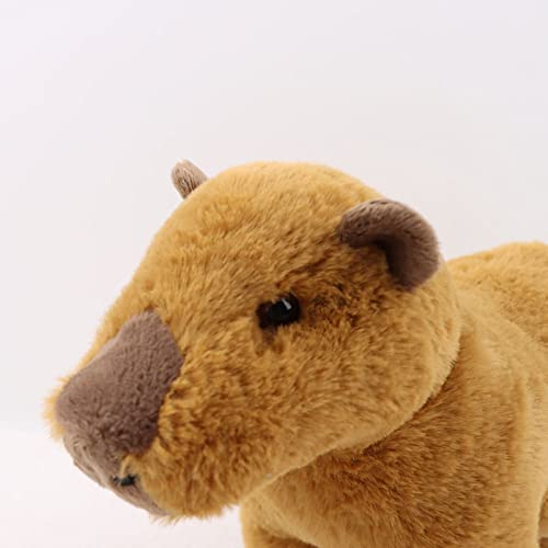 Simulated Capybara Plush Toy, Brown Realistic Crawling Wild Rodent 12 Inch Plush Toy Cute Cartoon Soft Plush Stuffed Toy For Kids Birthday Gifts Educational Collectible Souvenir Home Decor Toys #TOP4