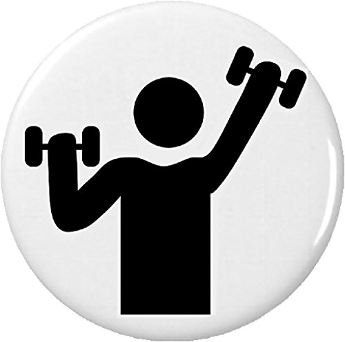 Fitness Exercise Workout Gym Symbol Sign 2.25