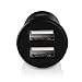 Produktbild NEDIS Auto-Ladegerät Auto-Ladegerät | 2X 2,4 A | Anzahl der Ausgänge: 2 | Port Type: 2X USB-A | | 12 W | Einzelspannungsausgang Schwarz