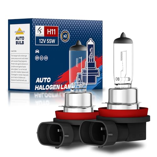 OKOENIEO H11 Headlight Bulbs, 12V 55W, 4000 Lumens, 3800K, Halogen
