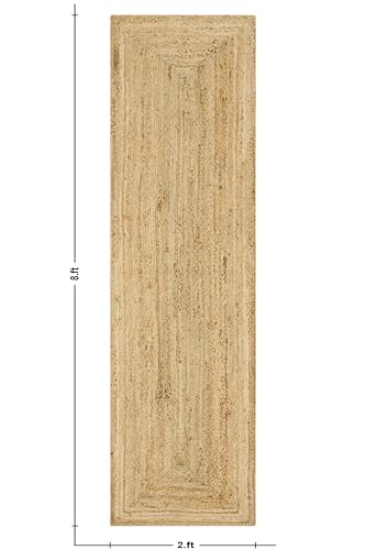 Tapis Chindi tressé main 91x152 cm multicolore en coton d'artisanat