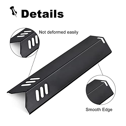Clivimi Grill Heat Plates Shield For Revoace Gas Grill Gbc1690W Gbc1705Wv Gbc1706W Gbc1793W, Backyard Grill By14-101-001-05 By16-101-002-06, Uniflame Grill Gbc1030Wrs Gbc1134W Porcelain Burner Covers #TOP2