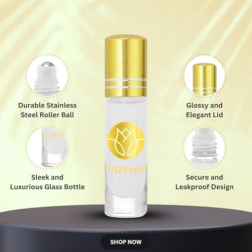 Image of French Rose Attar for Men & Women | Non-Alcoholic Roll-On Perfume Oil | Long-Lasting 24H Floral Fragrance | Unisex Rose Attar | 6ML | Free Travel Pouch