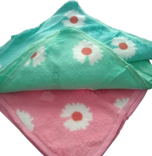 Flower Printed Microfiber Handkerchiefs for Women and Girls, 25x25 cm, Pack of 6, Ultra Soft 600 GSM Absorbent Reusable Towels-image-12