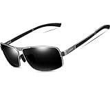 ATTCL Men's Metal Frame Driving Sport Polarized Sunglasses For Men12490gray-gray